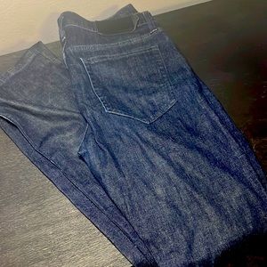 Gently worn Joe’s Jeans deep blue wash